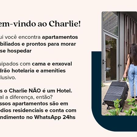 Апартаменты Charlie Jockey Pinheiros Сан-Пауло Экстерьер фото