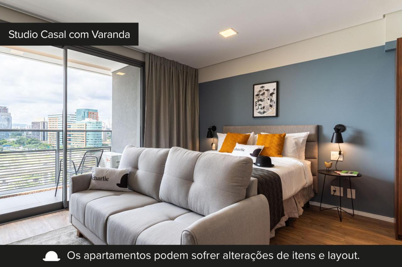 Апартаменты Charlie Jockey Pinheiros Сан-Пауло Экстерьер фото