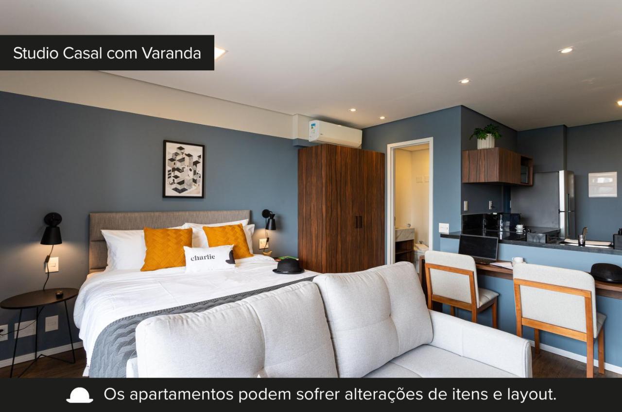 Апартаменты Charlie Jockey Pinheiros Сан-Пауло Экстерьер фото