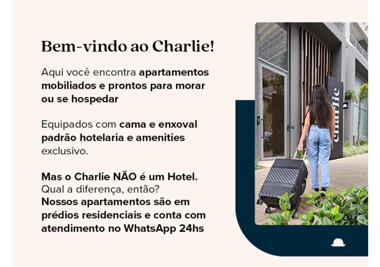 Апартаменты Charlie Jockey Pinheiros Сан-Пауло Экстерьер фото